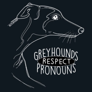 Greyhound Tee BLK Design